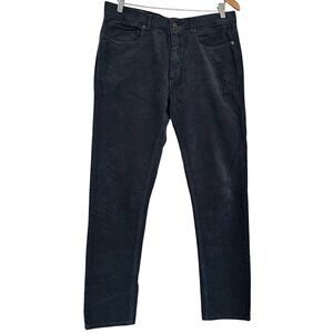 Marine Layer Men’s Pants Blue Cambridge Corduroy Slim Straight Heritage Size 32